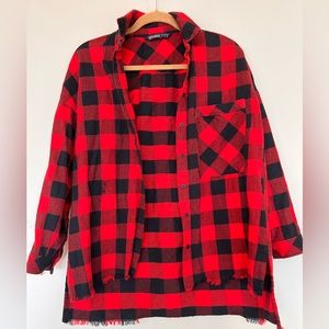 Zara plaid shirt